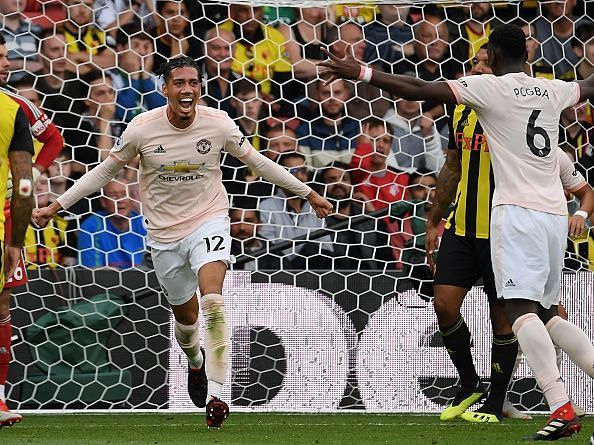 Manchester United are in talks with Chris Smalling over extending his stay at Old Trafford